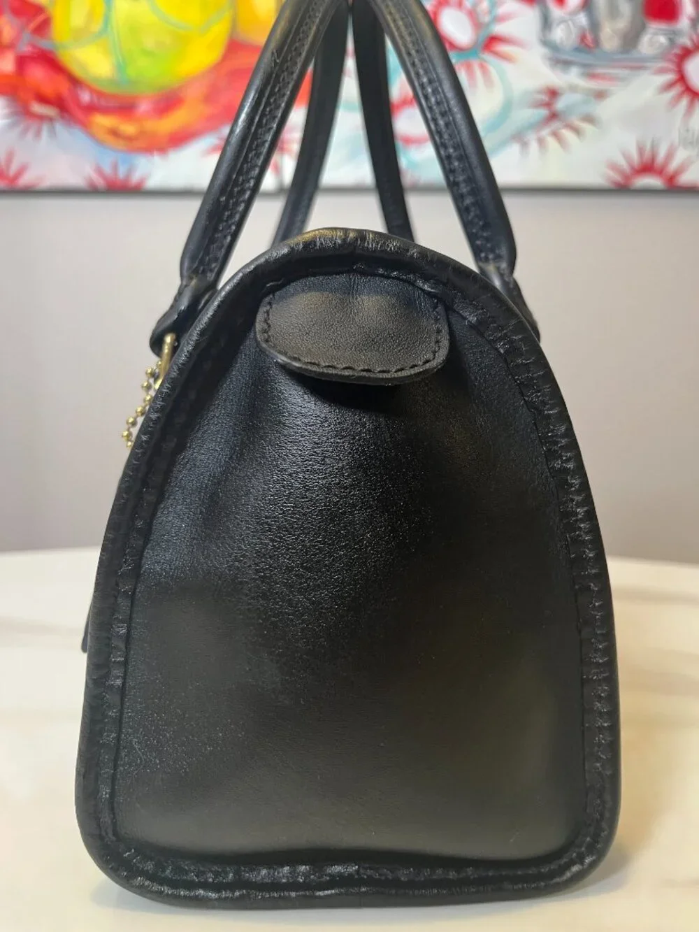 Coach Madison Satchel Limited Edition 17995 Black Leather Bowler Doctor Bag - Picture 3 of 13